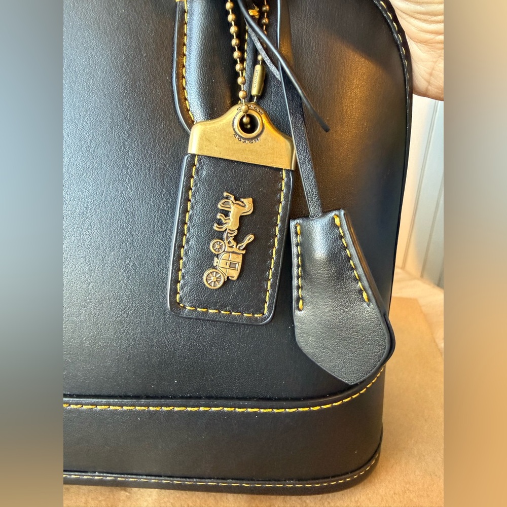 Coach Black Satchel Bag - Picture 3 of 11